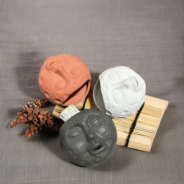 Face Design  Ceramic Mask  Incense Holder