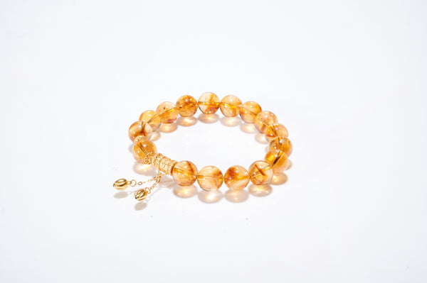 Pure Citrine Crystal Bracelet