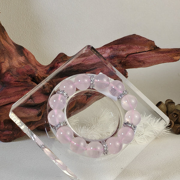 Natural Rose Quartz Bracelet - The Gentle Power of Love Energy