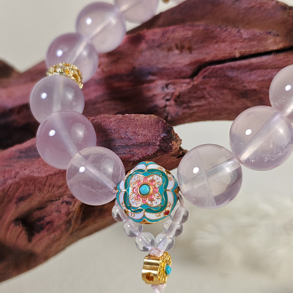 Natural Rose Quartz Bracelet - The Gentle Power of Love Energy